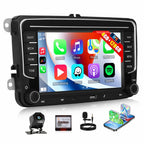 4G+128G Car Stereo Radio for Volkswagen VW Golf MK5 MK6 GTI Rabbit 2006-2013 with Wireless CarPlay Android Auto, 7" IPS Touch Screen Radio Android 15 Head Unit with GPS Bluetooth Backup Camera