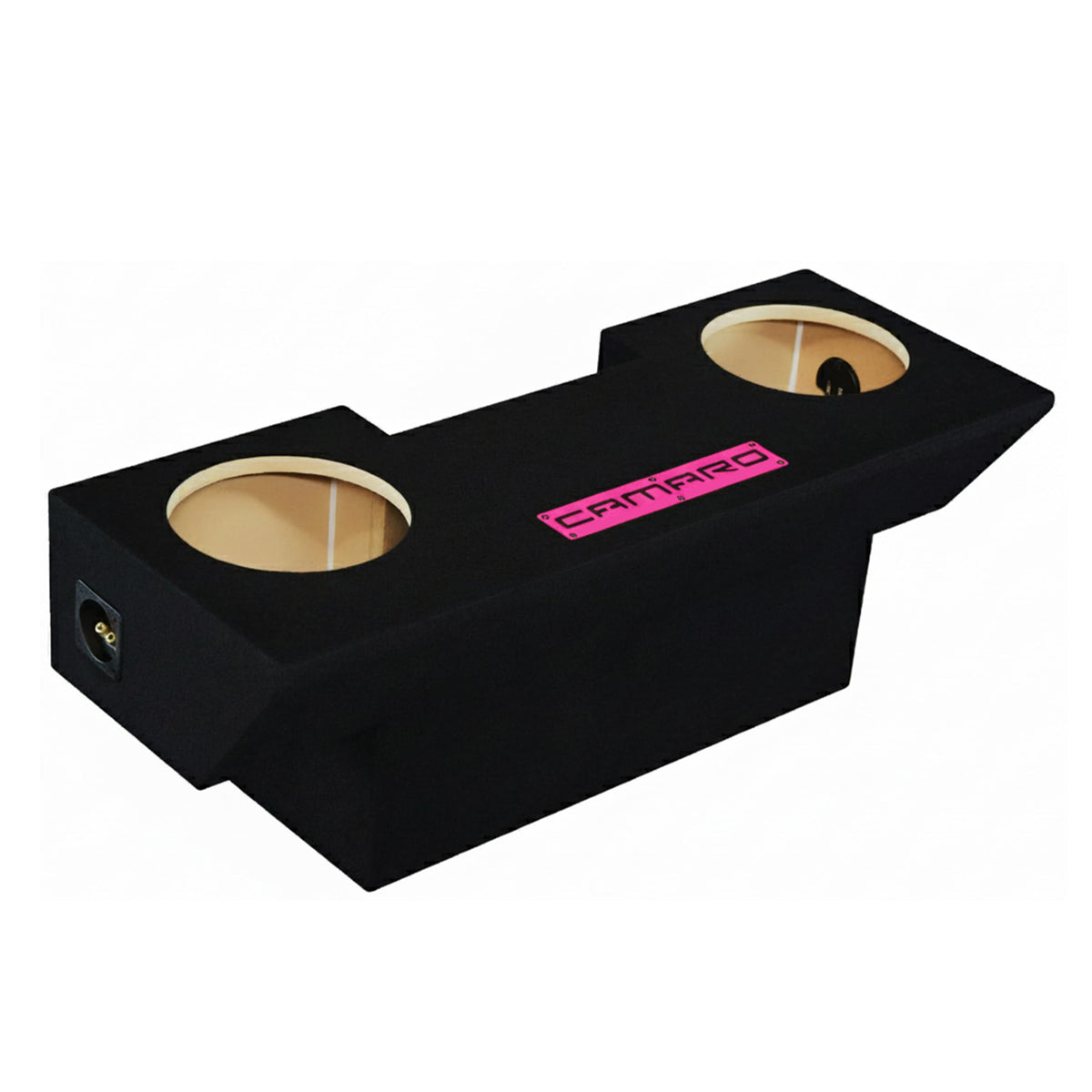 Dual Sub Box Compatible with Chevy Camaro 1982-1992 Subwoofer Enclosure Speaker Box car Audio Ground Shaker Stereo Enclosure Ground-Shaker (RED, 10")