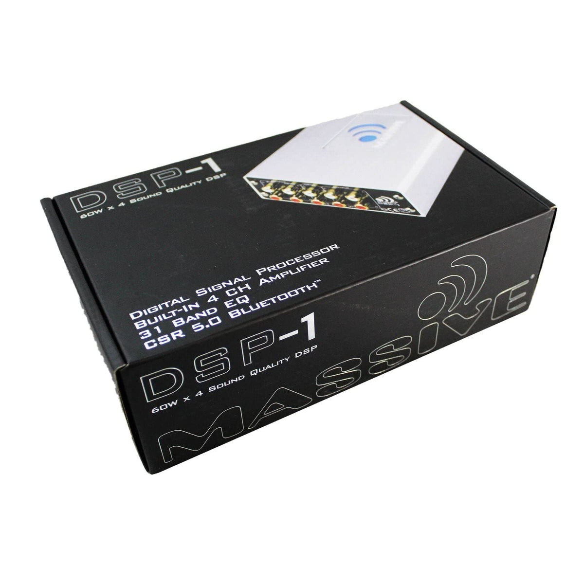 Massive Audio Digital Signal Processor/EQ with 4 CH Amplifier Built-in Car Audio