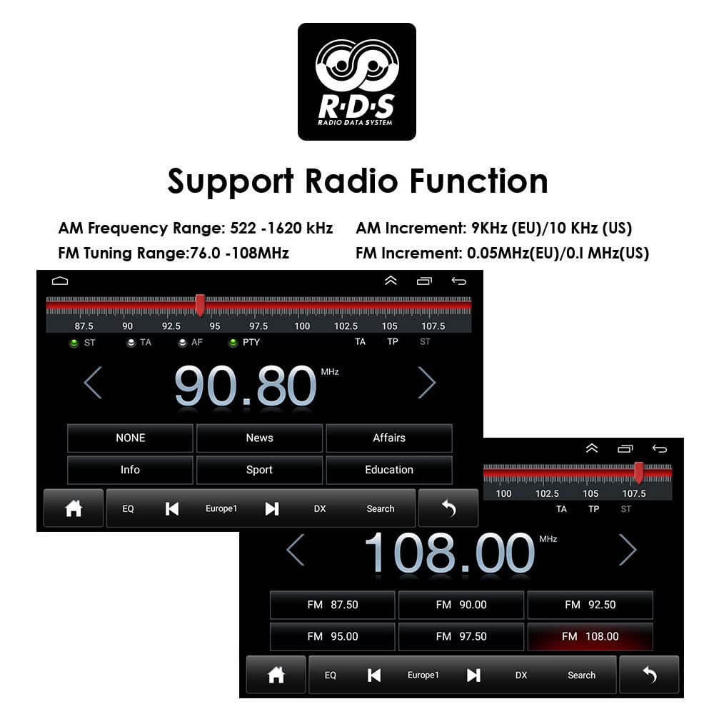 7" CarPlay Android Auto Screen with Lifetime Maps, Spoken Turn-by-Turn Directions,Car Navigation Replacement for Mercedes- Benz