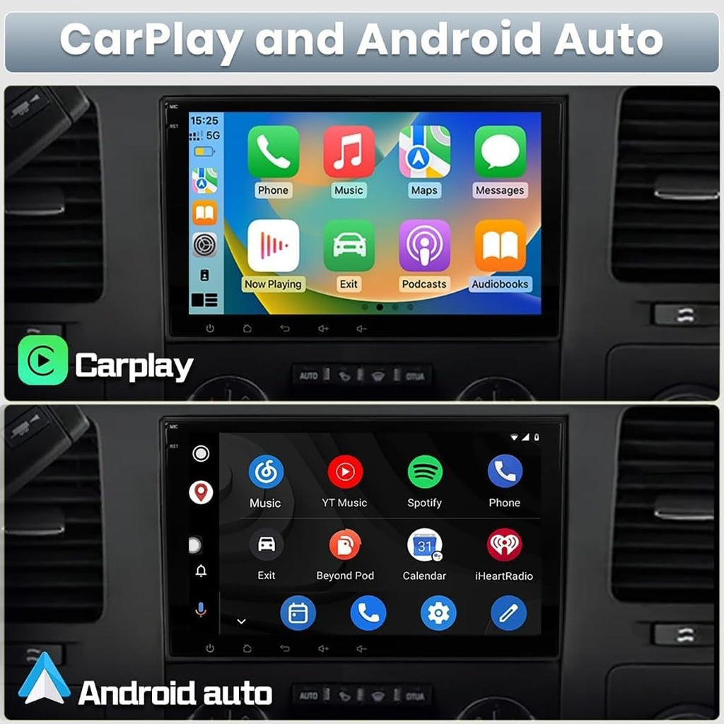 4+64G Android 14 Car Radio Stereo Upgrade for GMC Acadia 2008-2012, 8 Inch Touch Screen GPS Navi Head Unit Radio Replacement w/Wireless Carplay & Android Auto Bluetoth WiFi DSP SWC Backup Camera Mic