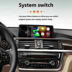 Wireless CarPlay Android Auto Retrofit Kit Decoder Box for BMW NBT System 1/2/3/4/5/6/7 Series X3/X4/X5/X6, Support Mirror Link, Camera, GPS, Siri, YouTube, for BWM Accessories