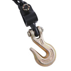 4 Pack 3/8"-1/2" Easy Ratchet Chain Binder with Grab Hooks & 6600 lbs WLL - Heavy Duty Tie Down Ratchet Load Binder for Flatbed Trailers & Trucks, Tractors, Transportation, Industry, Yellow