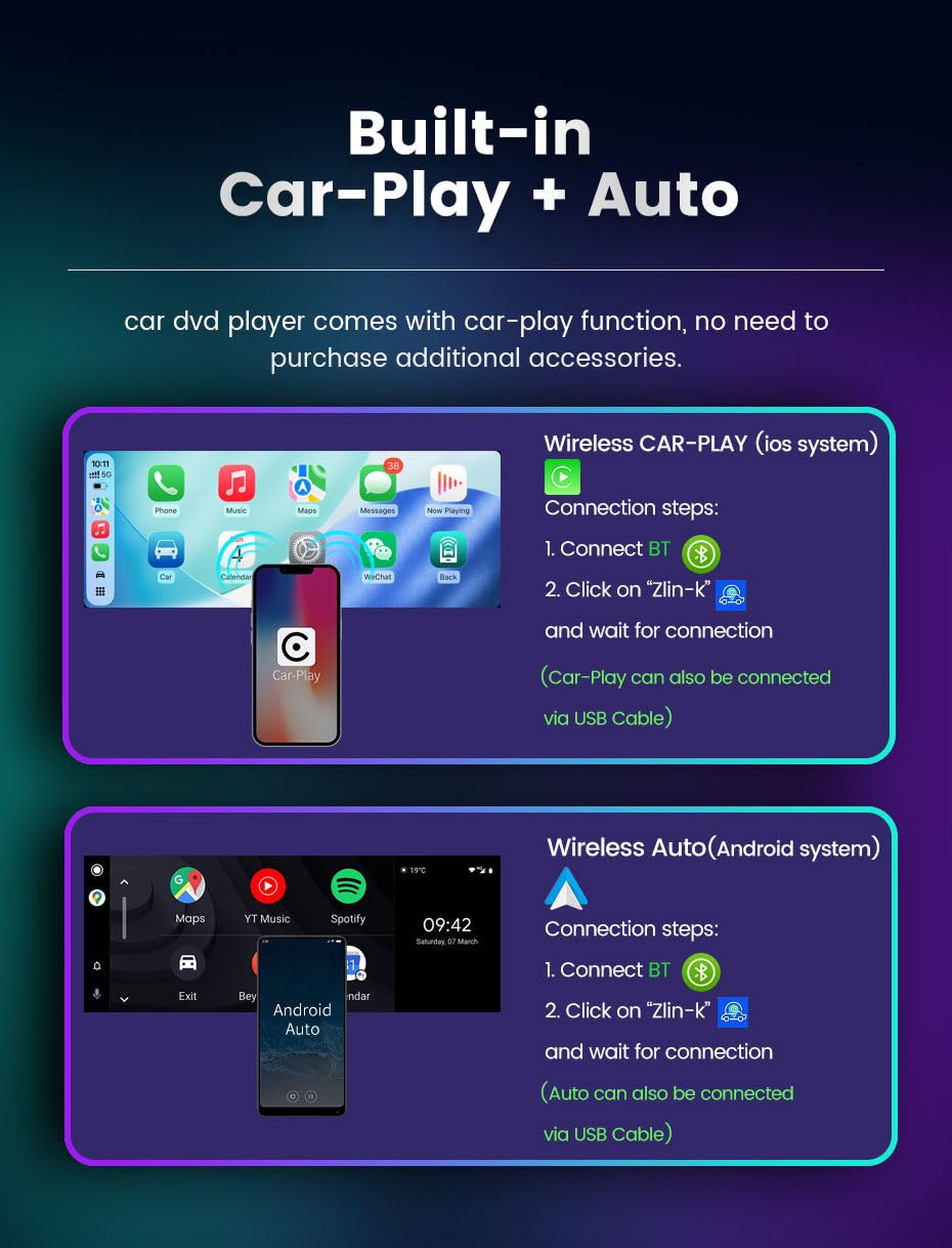 2G+64G Android Radio for Mercedes Benz C Class W203 C200 C230 C240 C320 C350 2005-2009 Head Unit,10.26" Touch Screen GPS Navigation/Wireless Carplay/Android Auto/5G WiFi/FM/SWC/AHD Camera