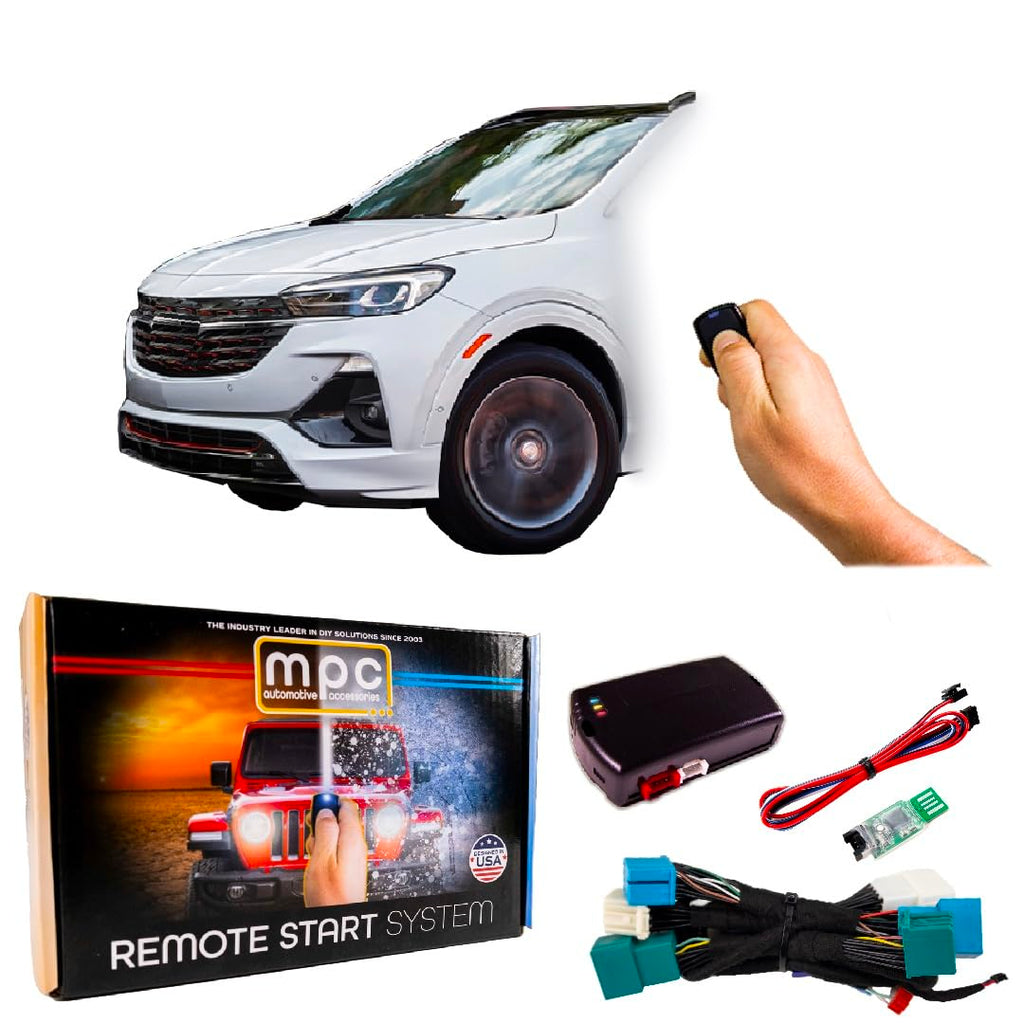 MPC Remote Start Kit Compatible with Buick Encore 2017-2025 || Push-to-Start || Uses Factory Fob || Includes Software Loader || Premier USA Tech Support