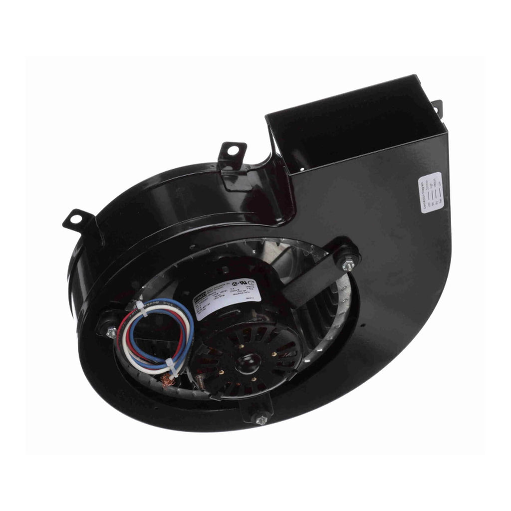 B47120, 1/22 Hp, 1500 RPM, 115 V, 1 Ph, 60 Hz, Open Air‑Over, Direct‑Drive Blower Assembly