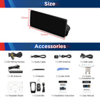 XTRONS 12.3 Inch Android 14 Car Stereo for BMW E90 E91 E92 E93 (2008-2012), IPS Touch Screen 4+64GB Global 4G Car Radio GPS Navigation Support Wireless Car Play Android Auto