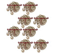 TM USWWAGOODS Replacement for/Fits G70 Chain & Binder Kit - (8) 1/2' - 5/8' Ratchet Load Binder, (8) 1/2' x 12' ...
