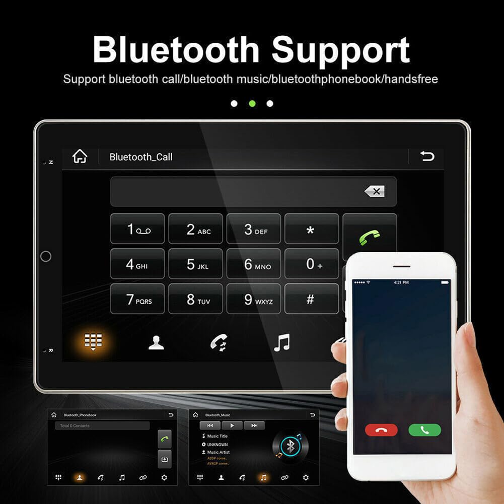 2+32G Double Din Radio Rotated Stereo for 2007-2012 Nissan Sentra with Wireless Carplay & Android Auto,10 Inch Car Audio Receiver GPS Navigation Unit with Bluetooth Head Unit WiFi SWC