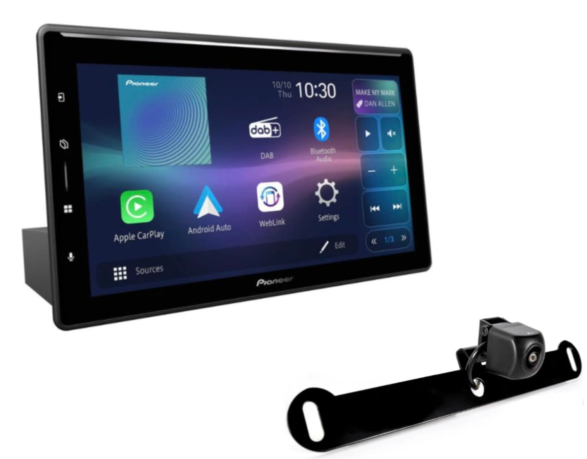 Pioneer DMH-WT8000NEX 10.1" Floating Screen Media Receiver Bundled with ND-BC011 Camera