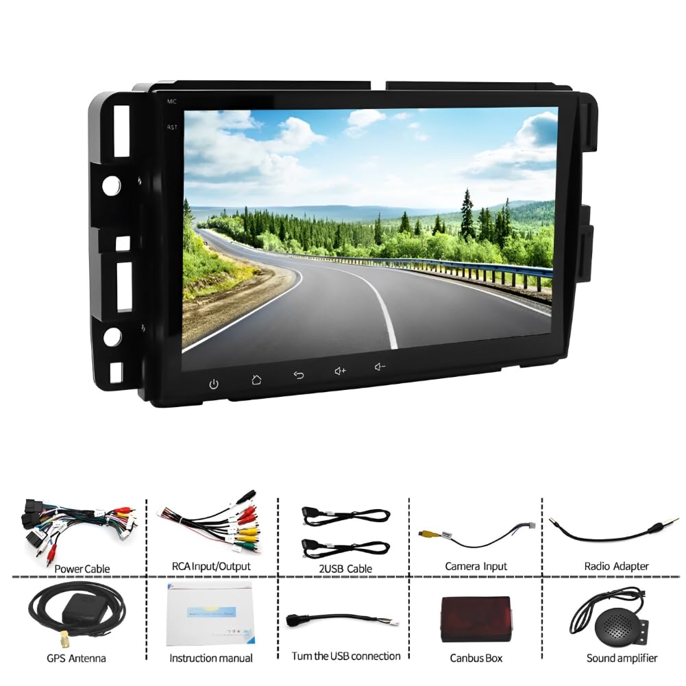 4G+64G 8" Double Din Car Stereo for Chevy Express 1500 2500 3500 2008-2011