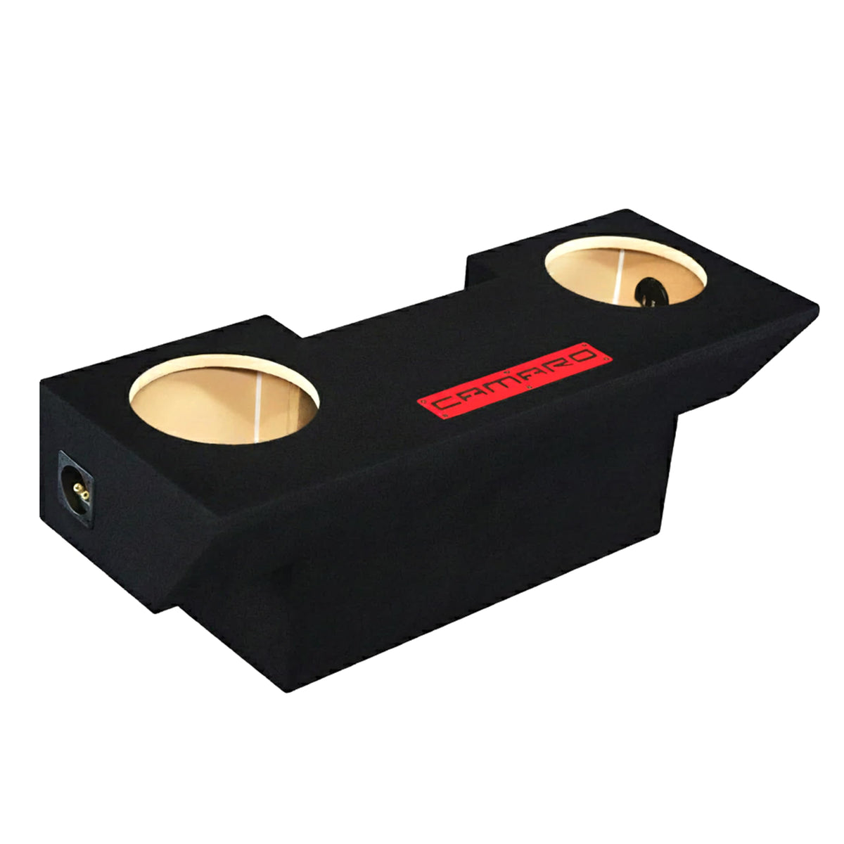 Dual Sub Box Compatible with Chevy Camaro 1982-1992 Subwoofer Enclosure Speaker Box car Audio Ground Shaker Stereo Enclosure Ground-Shaker (RED, 10")