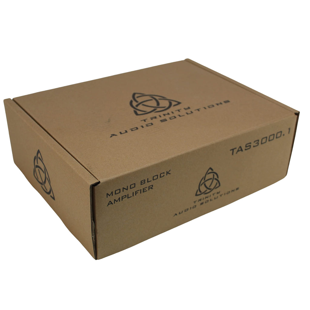 Trinity Amplifier Full Range Monoblock 3000W Car Audio Black TAS-3000.1