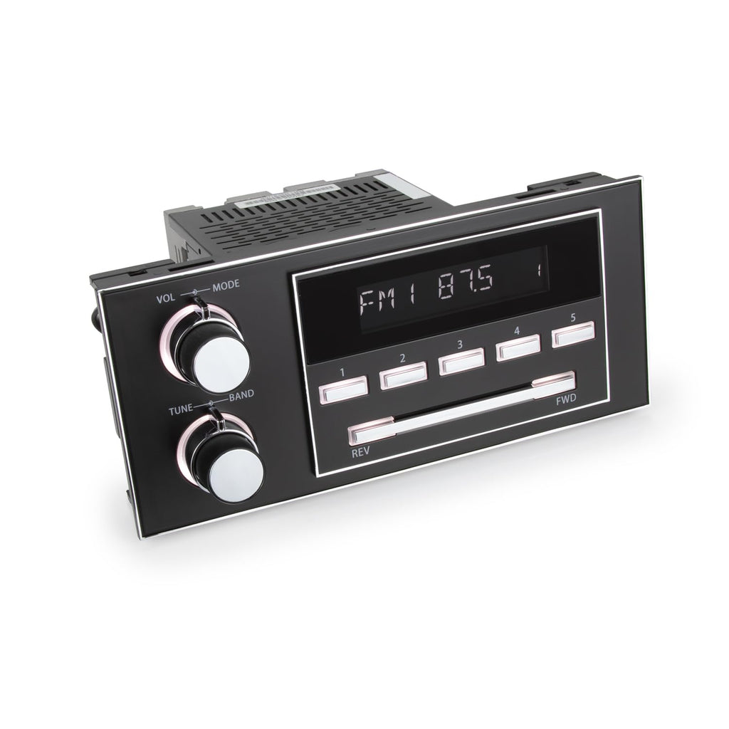 New York 1.5 DIN Direct-fit Radio Stereo Various 1995-02 Chevrolet & GMC SUV, Pickup Truck, Fullsize Van; 1999-02 Cadillac Escalade Bluetooth Hands-Free USB MP3 WMA FLAC AM/FM RCA