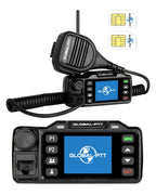 V1 Mobile PoC Radio Unlimited Range, 2-Pack Professional Fixed-Mount Push-to-Talk Over Cellular 4G LTE Walkie Talkies Long Range for in-Vehicle Nationwide PTT Communication (2, V1)