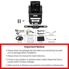 9.7 Inch Android 13 Car Stereo for Ford F150 2009-2014 Double Din IPS Touchscreen Car Radio Receiver w/Wireless Carplay Android Auto Built-in WiFi GPS Navigation Bluetooth SWC AHD Backup Camera, 2+32G