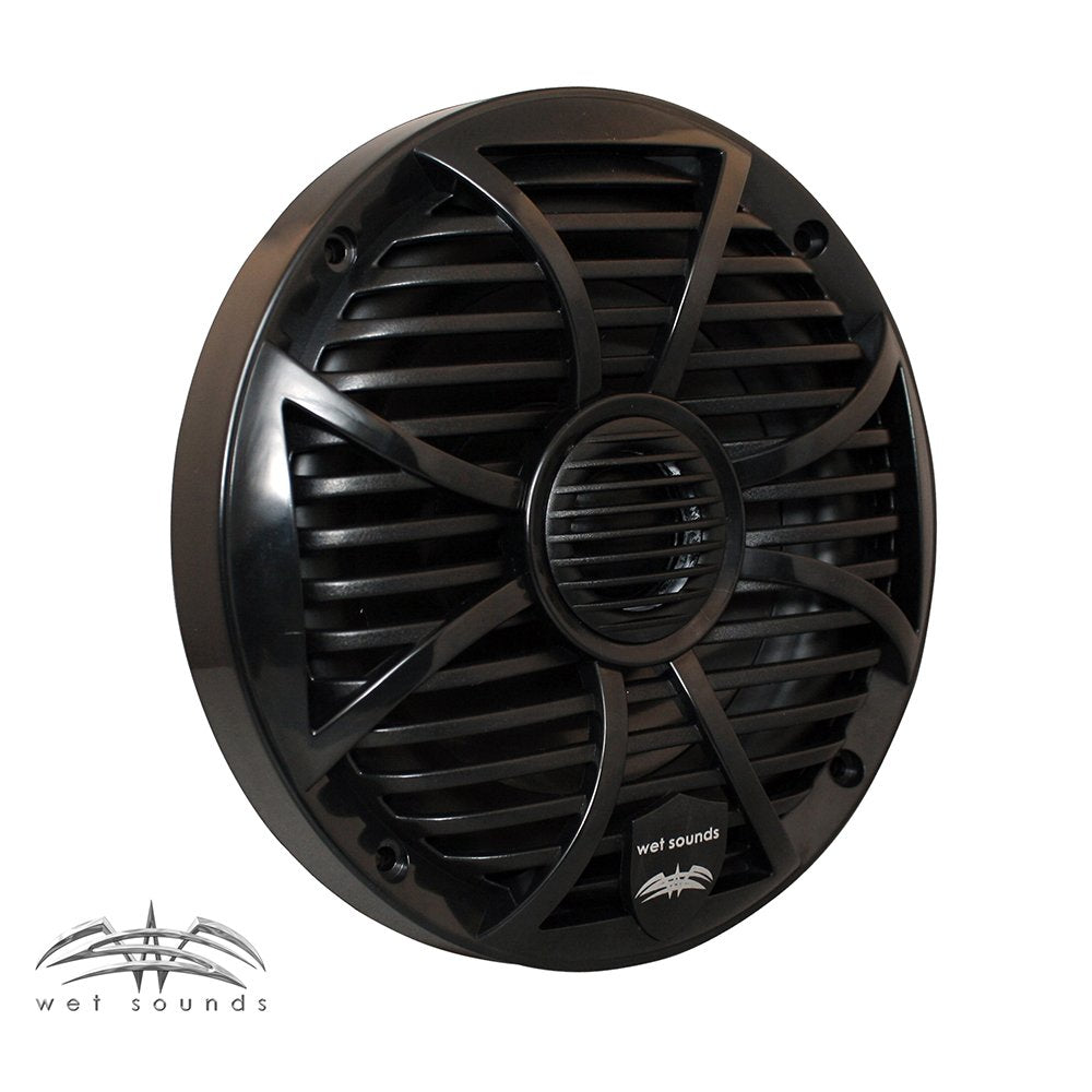 Wet Sounds Bundle: Three Pairs of SW-650-B Black Grill 6.5" Marine Speakers, 100 Watts RMS Each