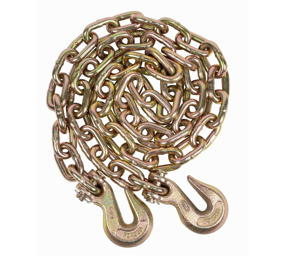 Mytee Products 3/8" - 1/2" Ratchet Binder and 3/8" x 20' Grade 70 Chains Kit with Steel Corner Protectors
