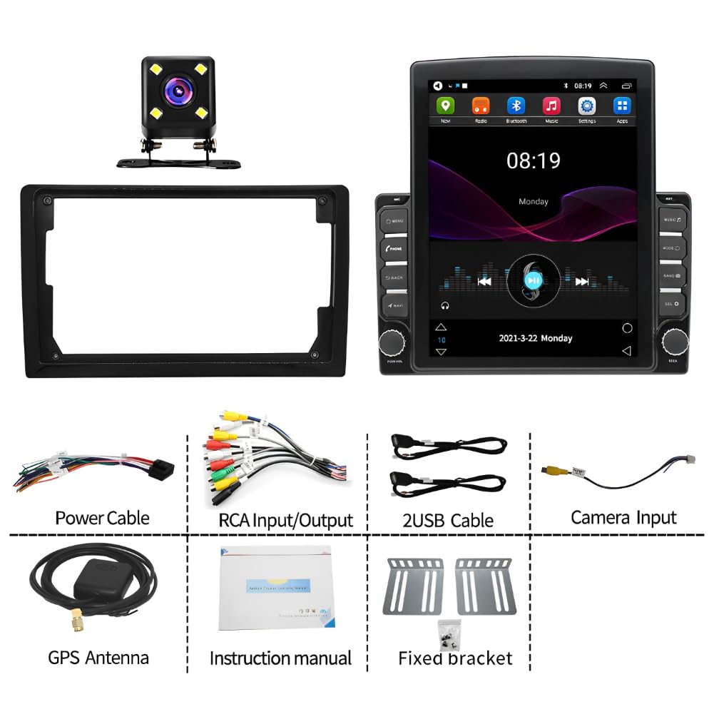 9.7" Android 14 Car Radio Stereo for GMC Yukon Denali 2007-2014