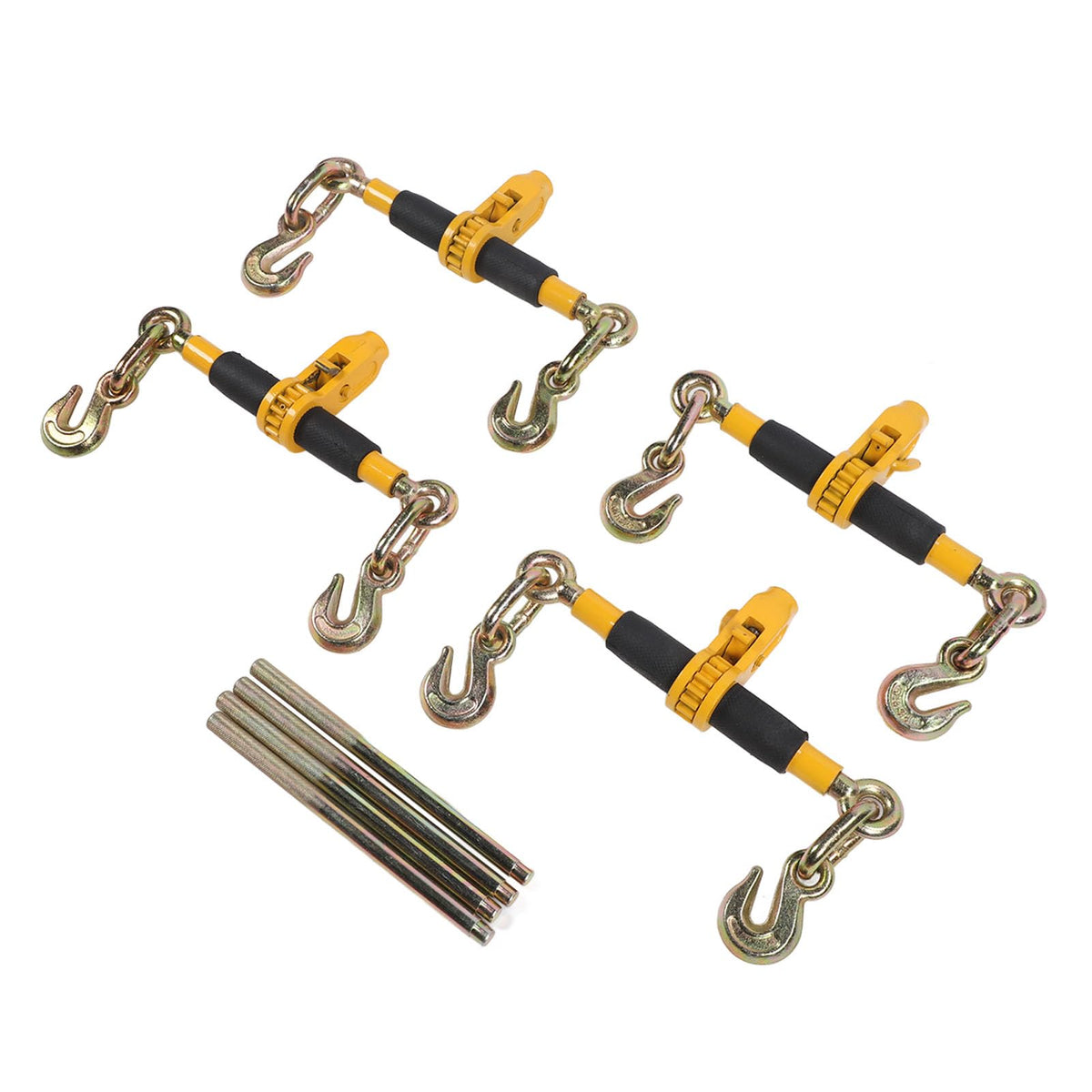 12,000lbs Ratchet Load with Detachable Handle, Anti Slip, Proof, 360° Rotation for Transportation, (3/8-1/2)