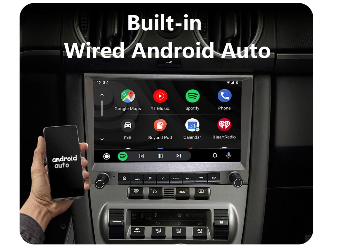 8581B 8core 4g+64g CHSTEK Car Radio for Porsche Cayman 911 987 Boxster 997 2005-2013 Multimedia Navigation Wireless Carplay Bluetooth GPS 4G WiFi Auto Android Player Media Replace Audio Stereo Screen