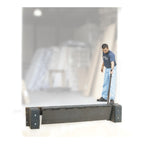 Vestil FM-0648 Steel Mechanical Edge O Dock Leveler 48 in. Ramp Width 6,000 Lb. Capacity Brown