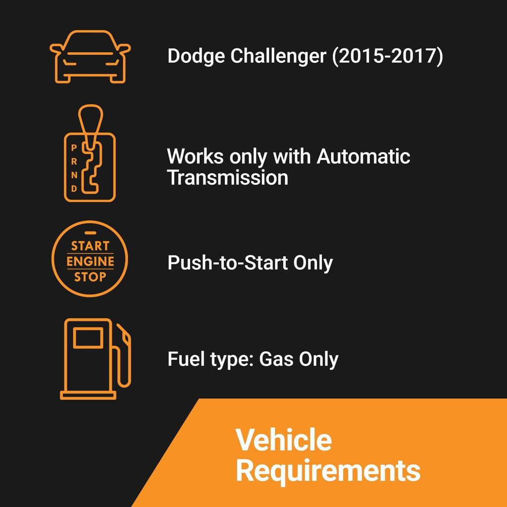 Start-X Car Remote Starter Kit for Dodge Challenger (2015, 2016, 2017)