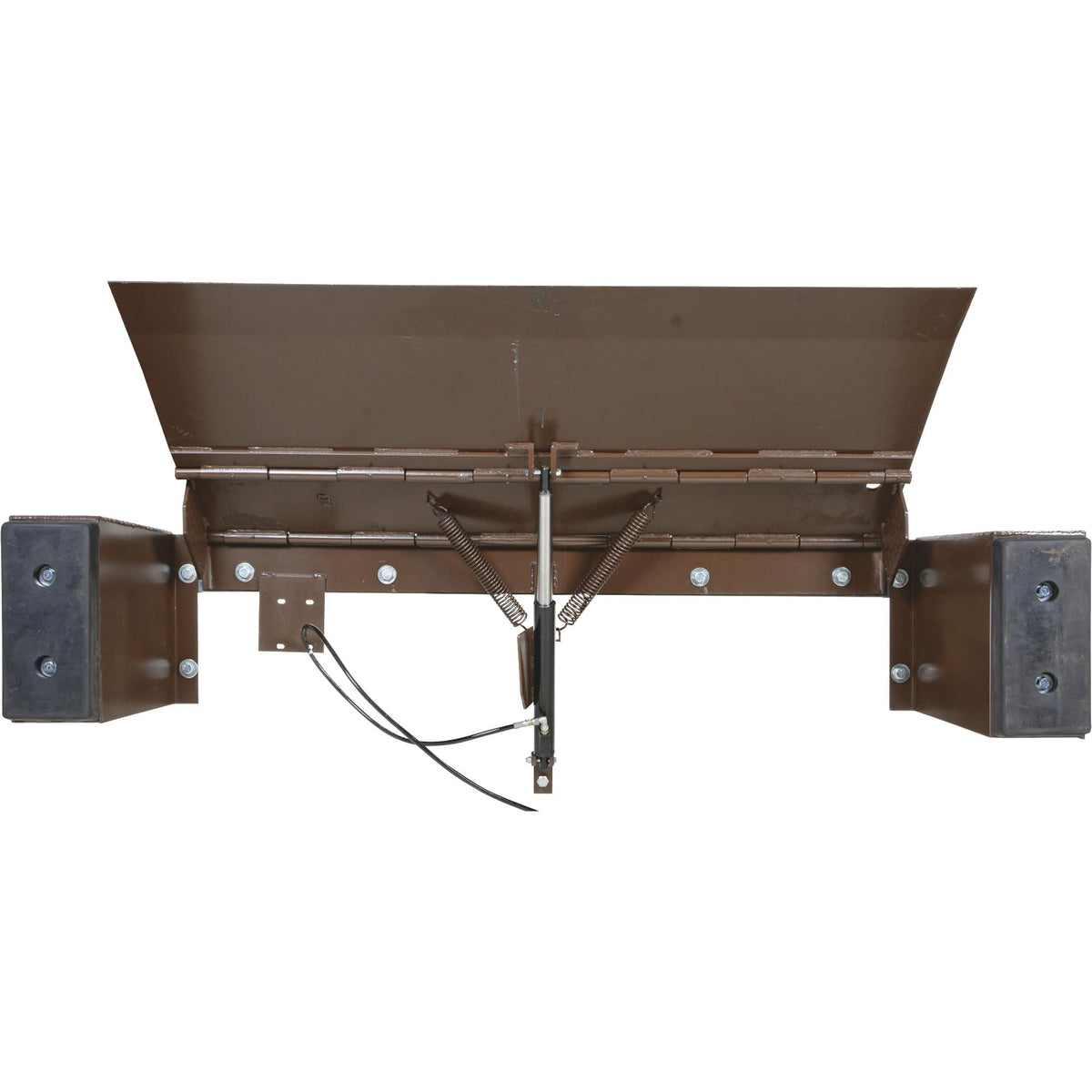 Vestil PP-1572-36 Steel Hand Pump Edge-O-Dock Leveler 72 in. Ramp Width x 36-5/8 in. Ramp Length 15,000 Lb. Capacity Brown