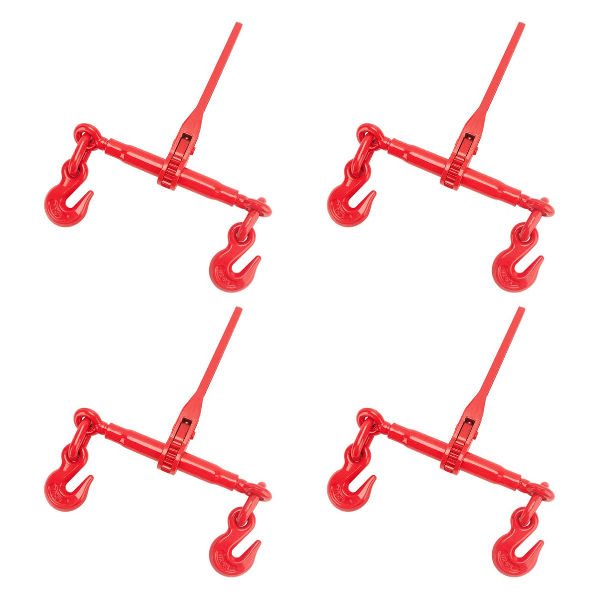 [ 4 Pack ] 1/2" - 5/8" Ratchet Binders, Ratchet Chain Binder, Ratchet Style Load Binder, Chain Load Binder -13,000 LBS