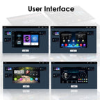 7" CarPlay Android Auto Screen with Lifetime Maps, Spoken Turn-by-Turn Directions,Car Navigation Replacement for Mercedes- Benz