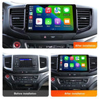 MekedeTech Android Car Stereo GPS Navigation for Honda Pilot Ridgeline 2016 2017 2018 2019 Head Unit,1280 * 720 Touch Screen Upgrade with 4G LTE Wireless CarPlay/Android Auto,8 core 2+32G