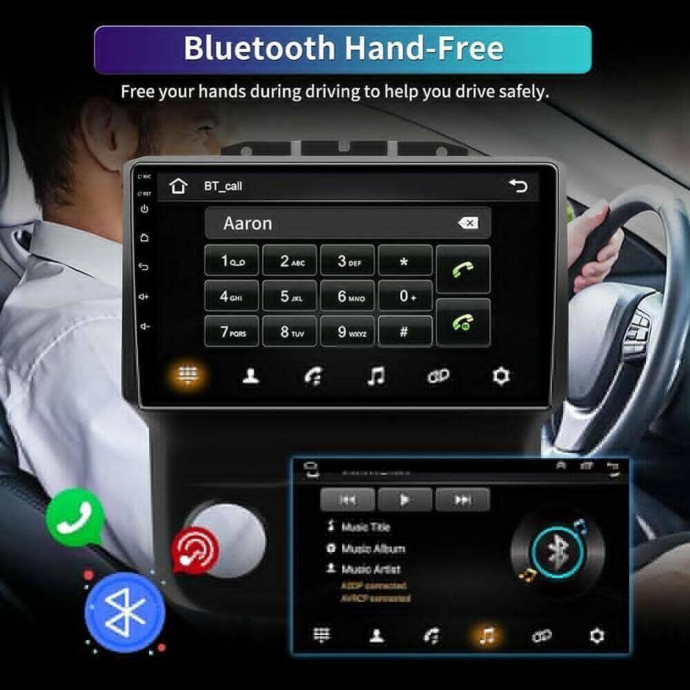 Car Stereo for Dodge Ram 2013-2019 1500 2500 3500 (Manual AC Only), 9" Android 13 IPS HD Touchscreen, Built-in Wireless Carplay & Android Auto, GPS Navi, WiFi, Bluetooth, FM Radio, SWC, 2+64G