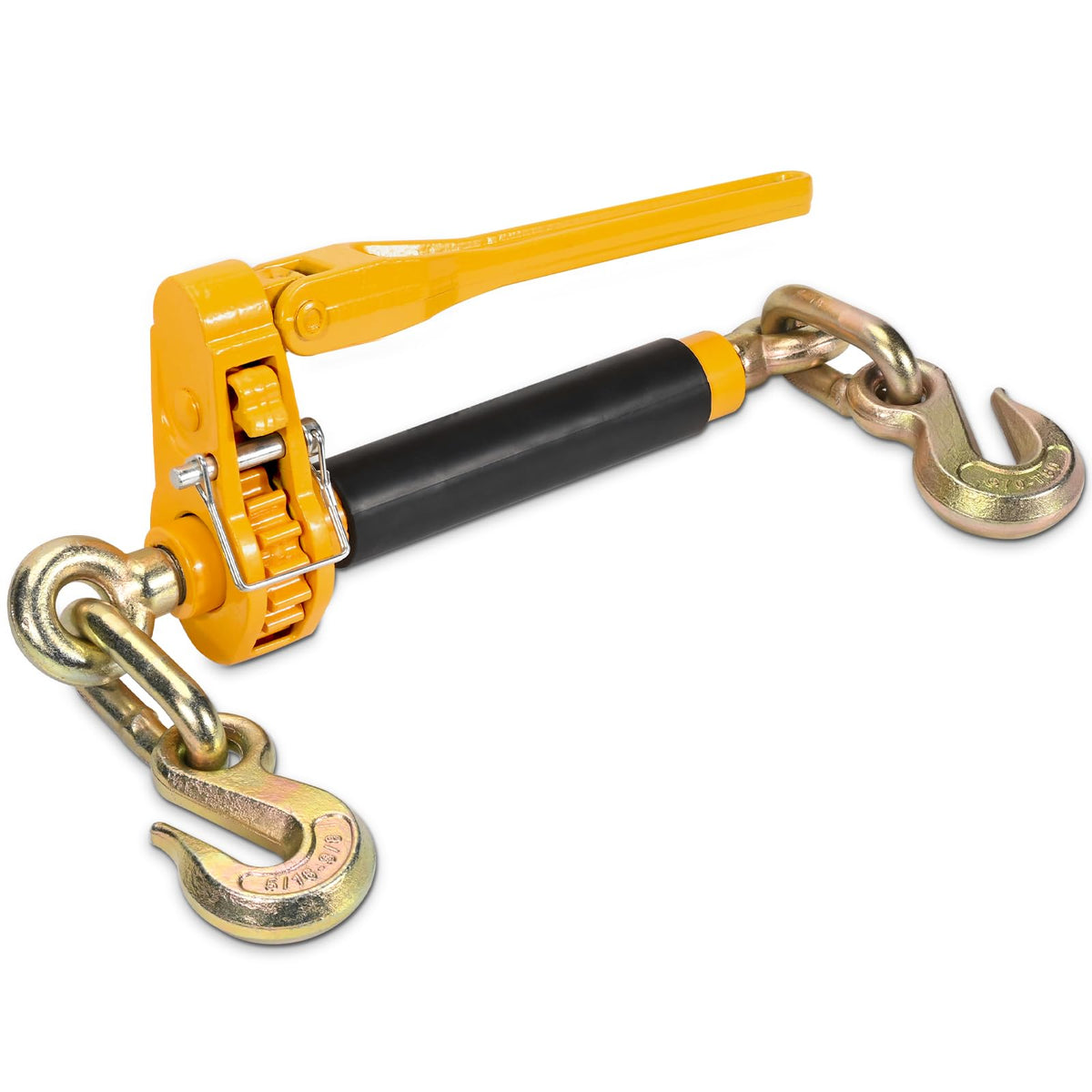 3/8-1/2" Folding Ratchet Binder G70 12kLbs for Flatbed Trailer, 4Pcs