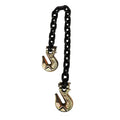6Ft Transport Binder Chain, Single Leg Chain Sling w/Grab Hook Each End, Load Tie-Down, Trailer, Flatbed (Size : 3t/6ft)