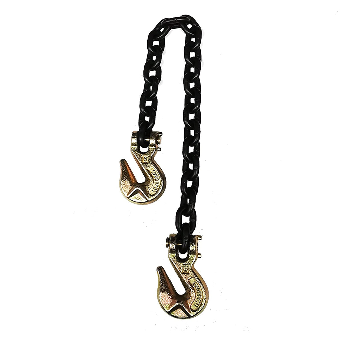 6Ft Transport Binder Chain, Single Leg Chain Sling w/Grab Hook Each End, Load Tie-Down, Trailer, Flatbed (Size : 3t/6ft)
