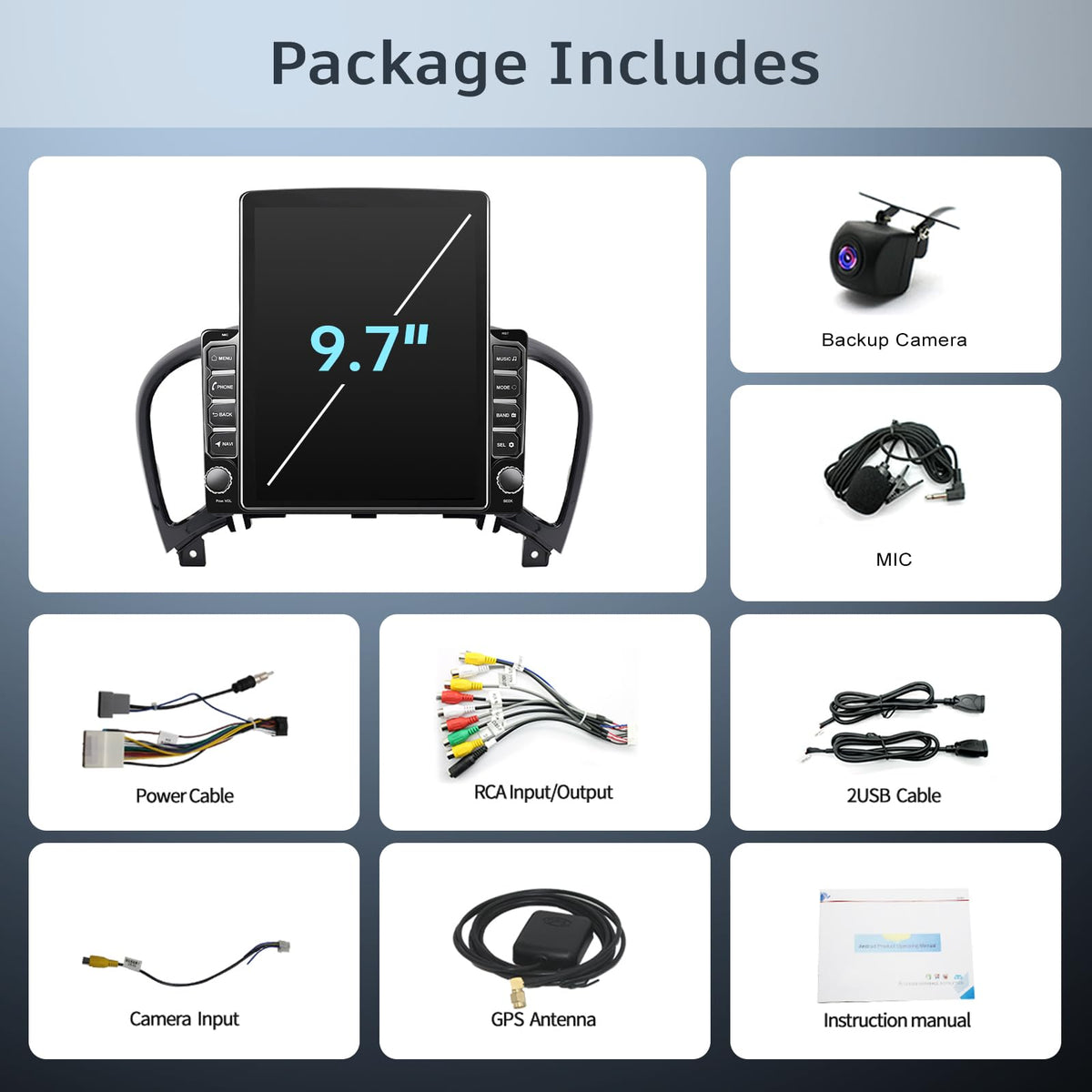 4+64G Android Car Radio for Nissan Juke 2010 2011 2012 2013 2014