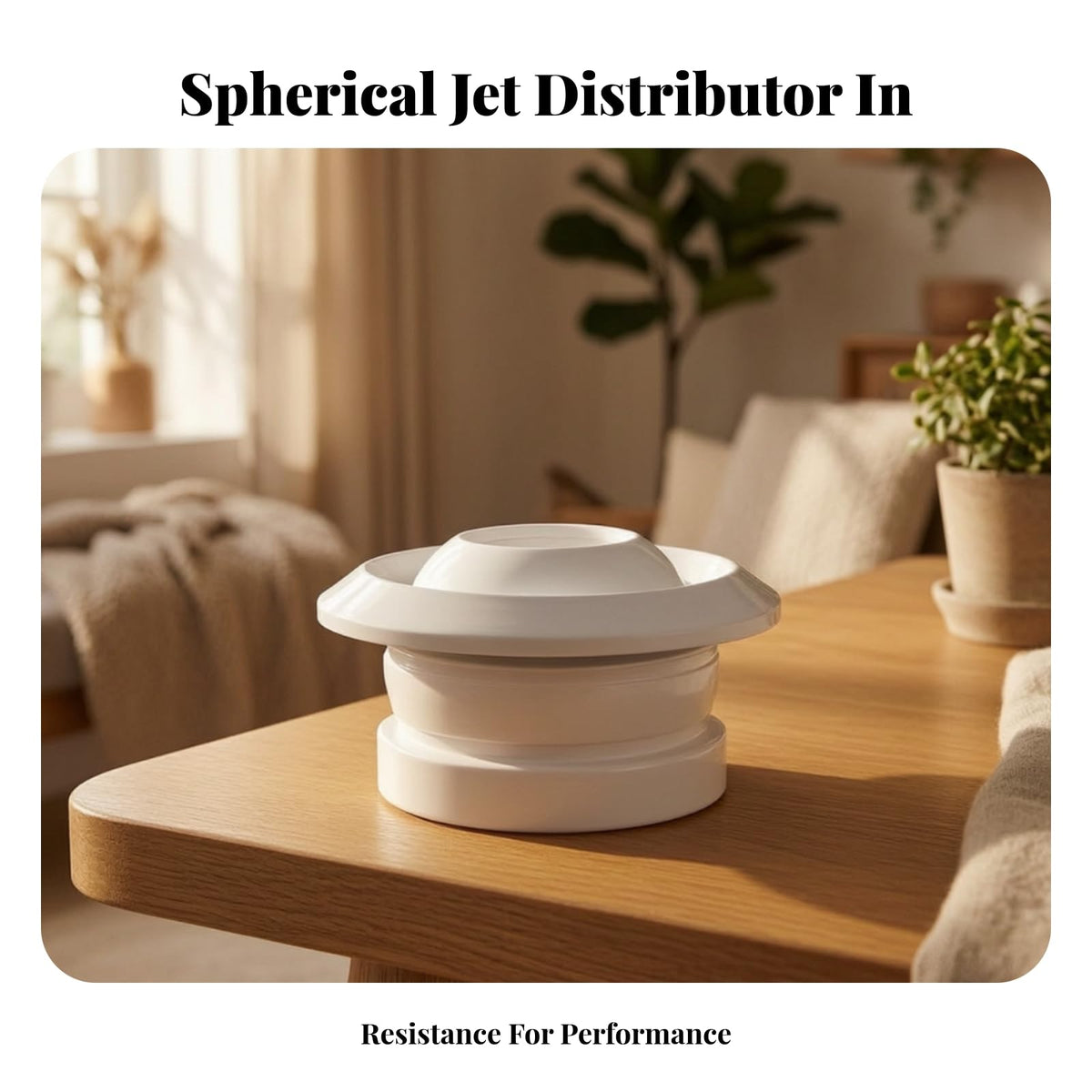 harayaa Overhead to Install, Circular Spherical Nozzle Air Vent, Efficient, for Public Buildings, Style A