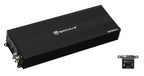Rockville Mono 1-Ohm Car Amplifier, Class-D, Metal Bass Remote w/Clip Indicator, Low Pass & Subsonic Filters, Compact & High-Efficiency, Ideal for Subwoofers (Black, 1500w RMS)
