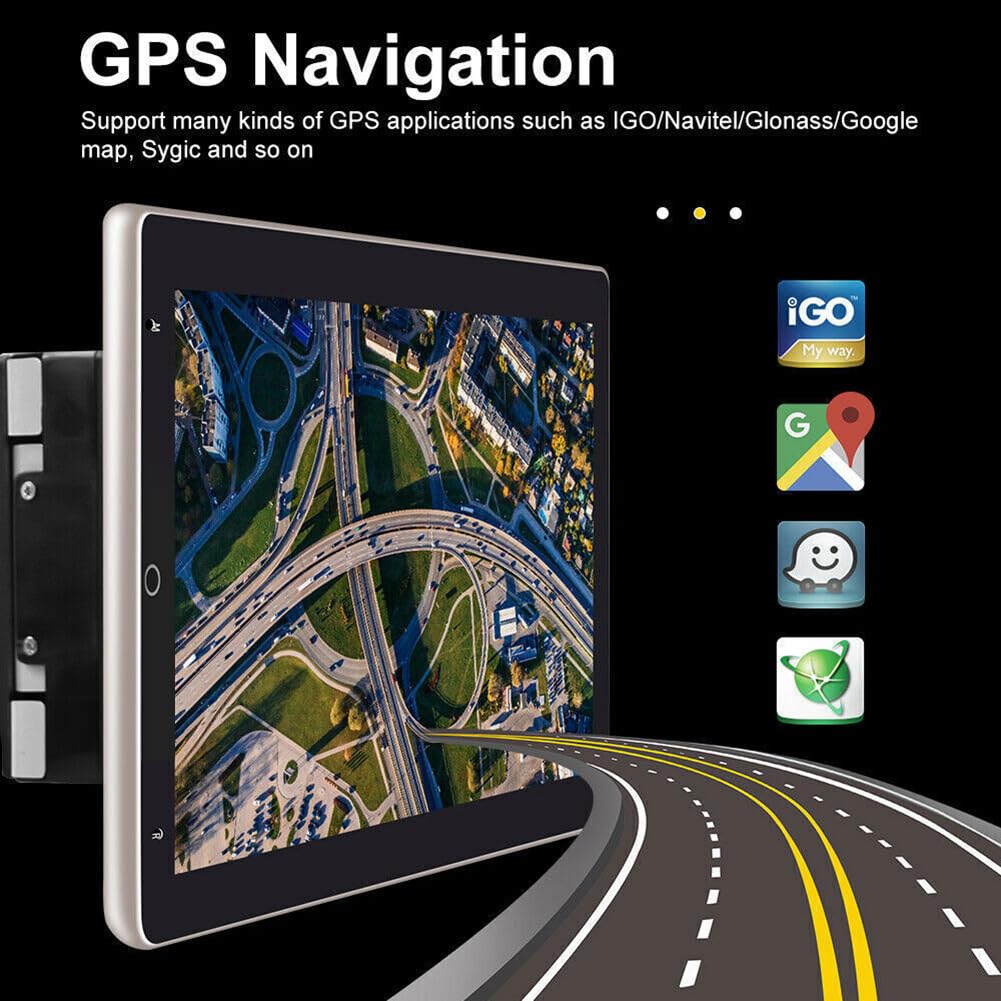 4+64G Double Din Radio Rotated Stereo for Mercedes Benz Sprinter 2018-2022 with Wireless Carplay & Android Auto,10 Inch Car Audio Receiver GPS Navigation Unit with Bluetooth Head Unit WiFi SWC
