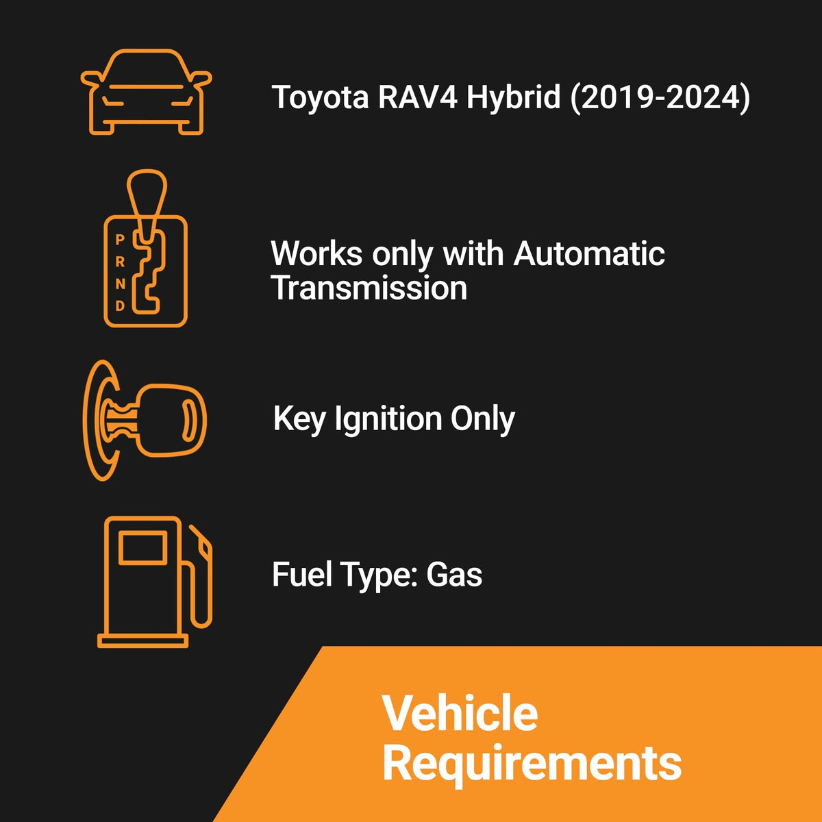 Start-X Car Remote Starter Kit for Toyota RAV4 Hybrid (2019-2024)