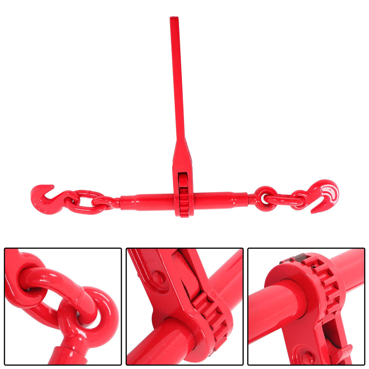 waltyotur 4Pcs G80 Ratchet Binder Set 3/8" 1/2" 9215lbs for Truck