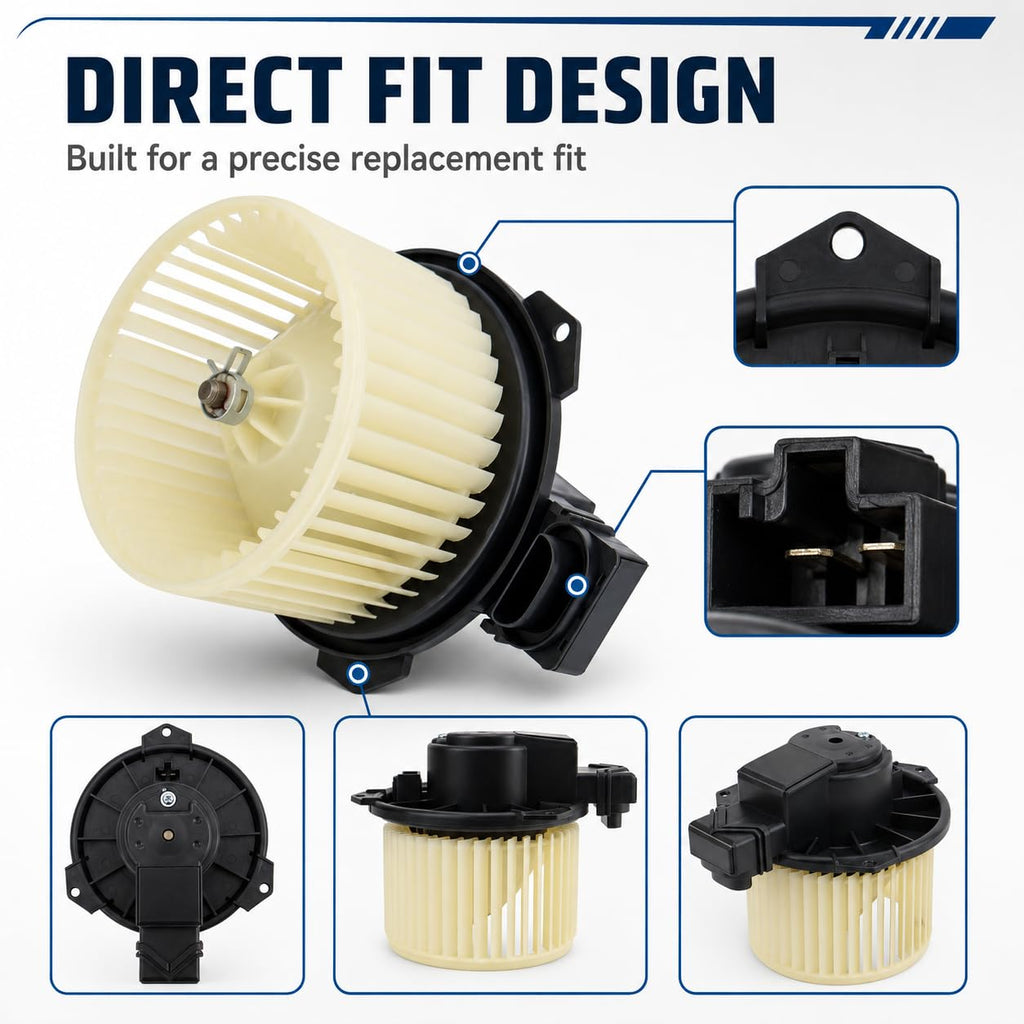 Rear HVAC Blower Assembly for Mazda 2007-2015