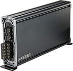 KICKER Amplifier and Amp Kit Package of 2 Items - CX Series 660W RMS Class AB/D 5-Channel Amplifier and Complete 4AWG Wiring Kit