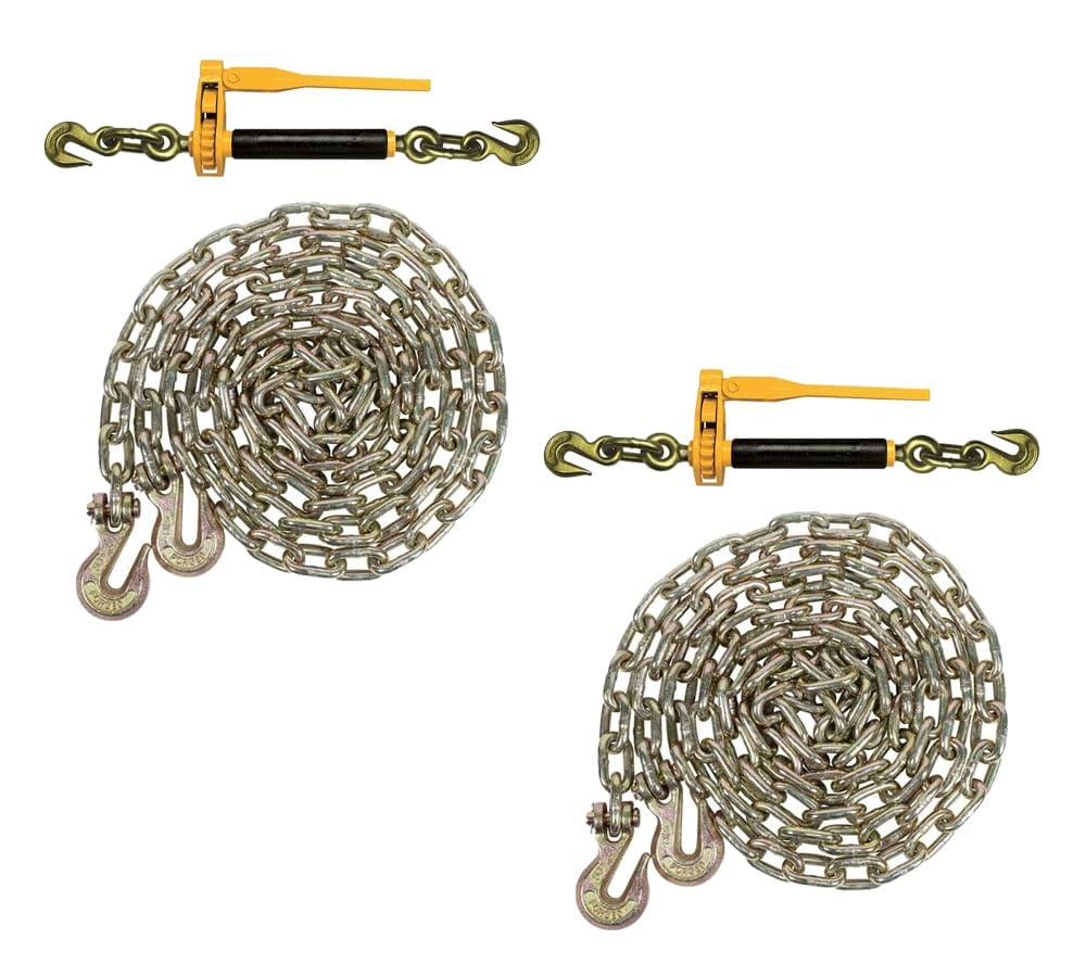 (4 Pack) 5/16-3/8 Peerless QuikBinder Tow Chain Ratchet Binder H5125-0658