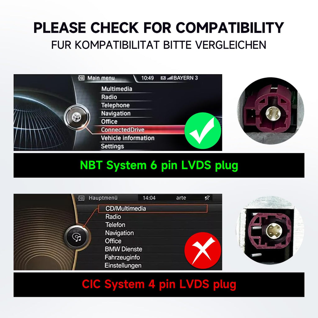 Android AUTO Car Multimedia Stereo Radio Player for BMW X3 F25 X4 F26 from 2014 to 2017 NBT System Navigation GPS Carplay Linux System