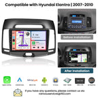 8 Cores 6+128G Car Radio for Hyundai Elantra 2007-2010