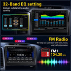 Car Radio for Toyota Tundra 2007-2013 Sequoia 2008-2012 with Wireless CarPlay & Android Auto, 10 Inch Toyota Tundra Stereo Head Unit with BluetoothGPS Navigation FM Radio
