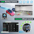 4+64G Android 14 Car Stereo for Chrysler Sebring 2007-2010,for Chrysler Voyager 2008-2016 Update 7 inch Touch Screen Radio with Wireless Carplay AHD Backup Camera GPS SWC Bluetooth FM