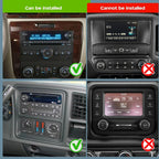 7" Car Radio for Chevrolet Monte Carlo 2000-2005 with Wireless CarPlay and Android Auto, Android 14 Touch Screen Double Din Car Stereo Head Unit w/GPS Bluetooth WiFi FM RDS SWC Backup Camera, 2+32G