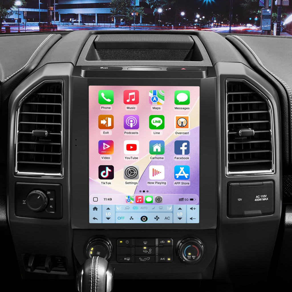 8Core 4+64GB Car Stereo Radio for Ford F150 2015-2020